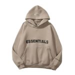 ESSENTIALS Oversized Hoodie Brown