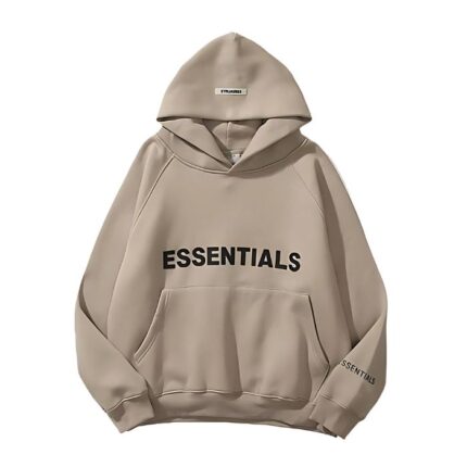 ESSENTIALS Oversized Hoodie Brown