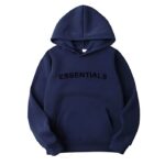 ESSENTIALS Oversized Hoodie Navy