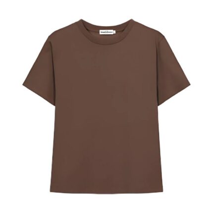 Essentials Brown Cotton T-shirt