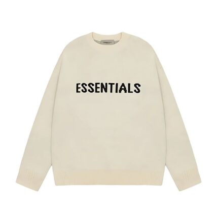 Essentials Classic Round Sweater Apricot