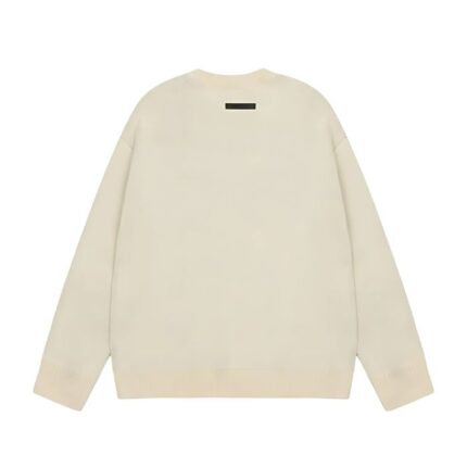 Essentials Classic Round Sweater Apricot