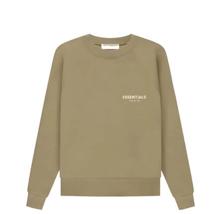 Essentials Fear of God Crewneck Sweatshirt Oak