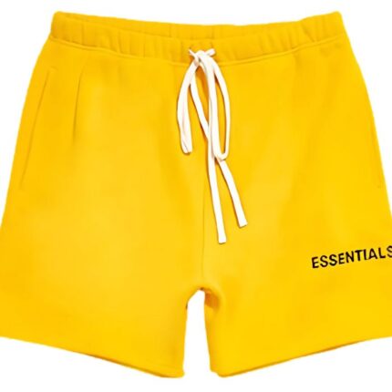 Essentials Graphic Sweat Shorts Yellow