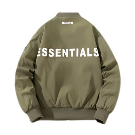 Fear of God Essentials Green Coat Jacket