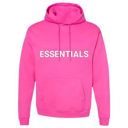 Fear of God Essentials Hoodie Pink