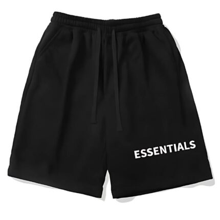 New Black Cotton Short