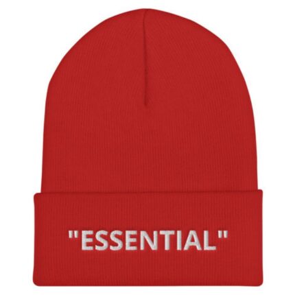 FOG-essentials-red-beanie